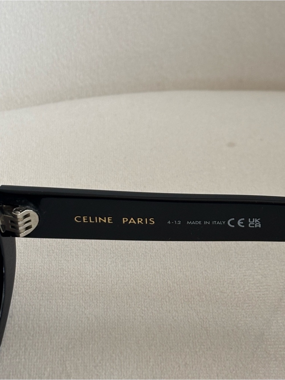 Celine Black Oval Sunglasses with Black Branded Case - Picture 11 of 16